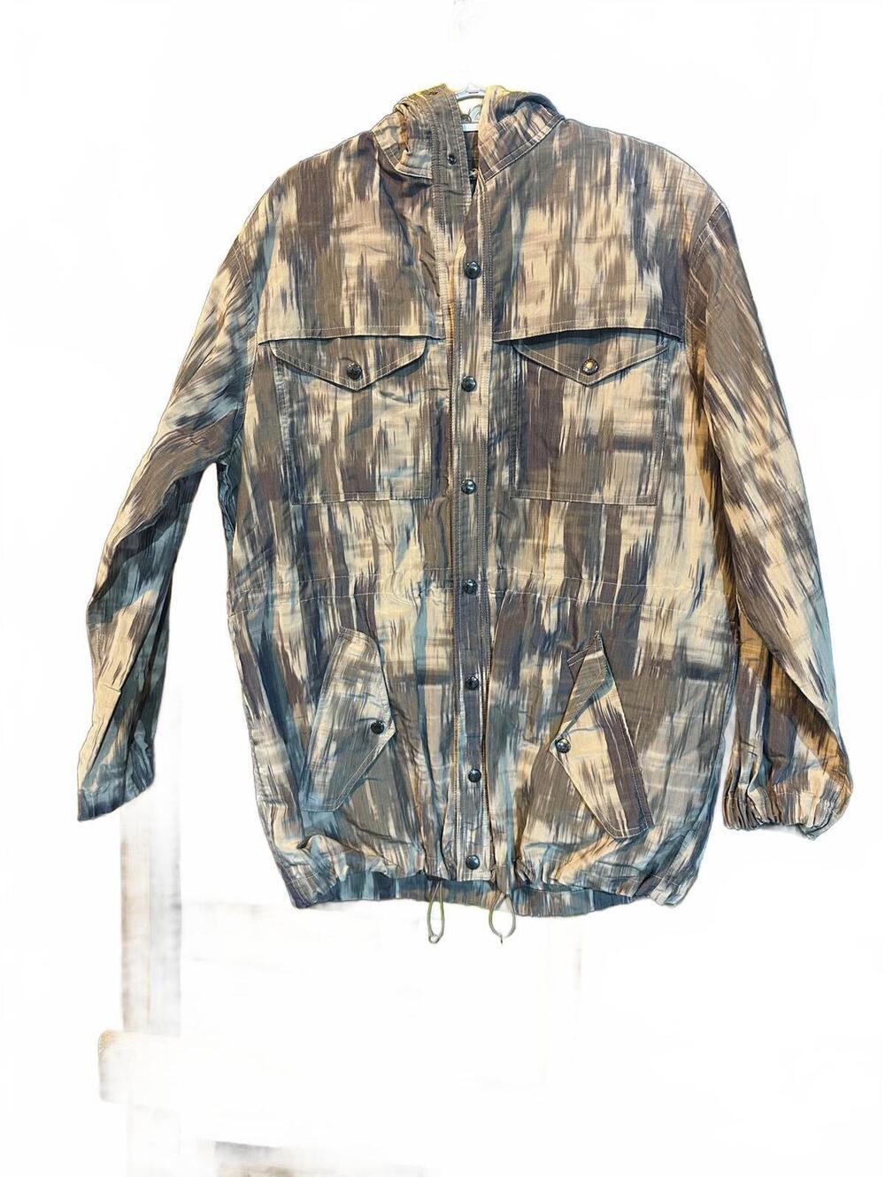 Missoni Italy Abstract Print Windbreaker Hooded jacket